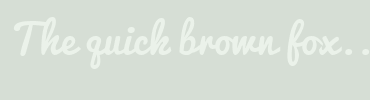 Image with Font Color EBF2EA and Background Color D6DED5